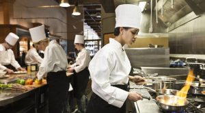 chef trabajando